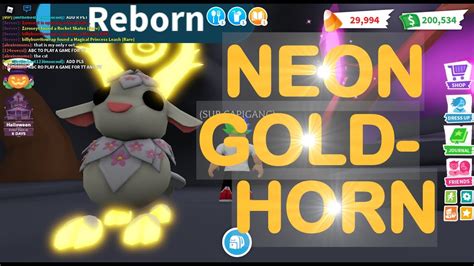 goldhorn adopt me|neon goldhorn worth adopt me.